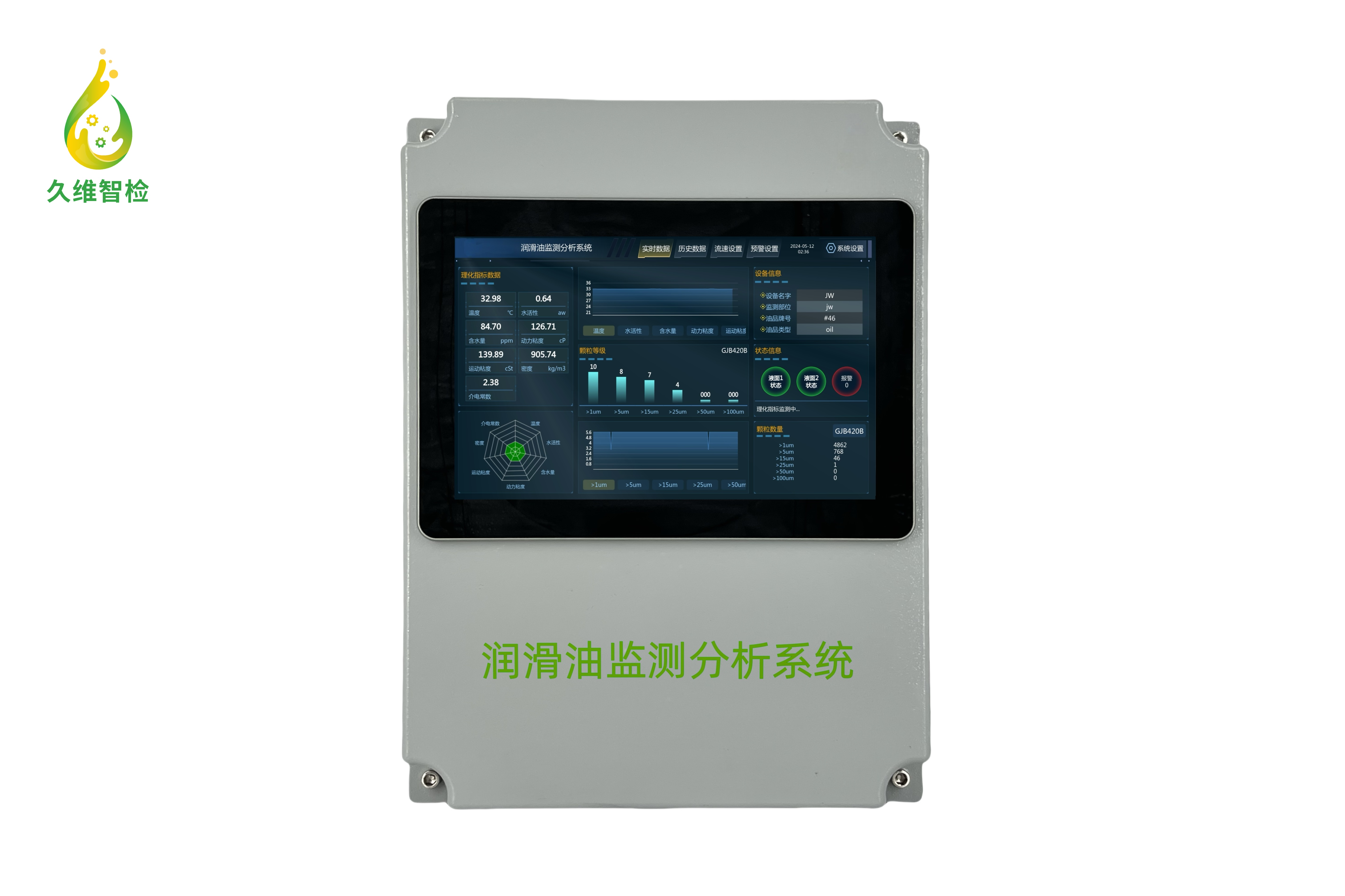 齿轮箱油液在线监测